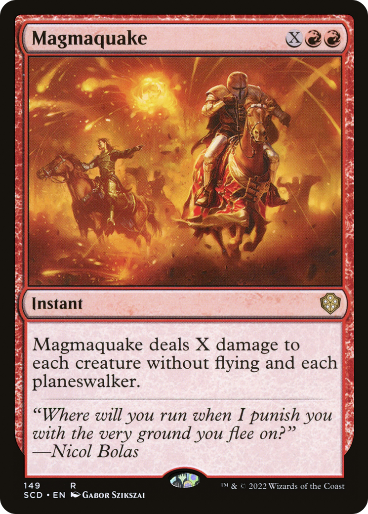 Magmaquake (SCD-149) - Starter Commander Decks