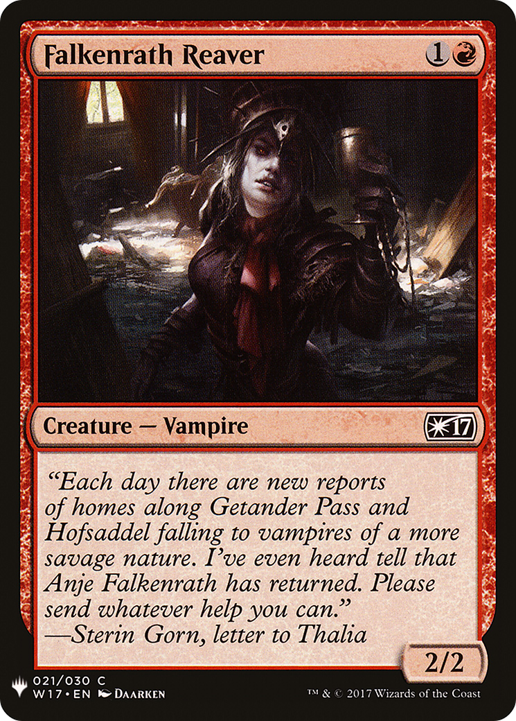 Falkenrath Reaver (LIST-W17-21) - The List
