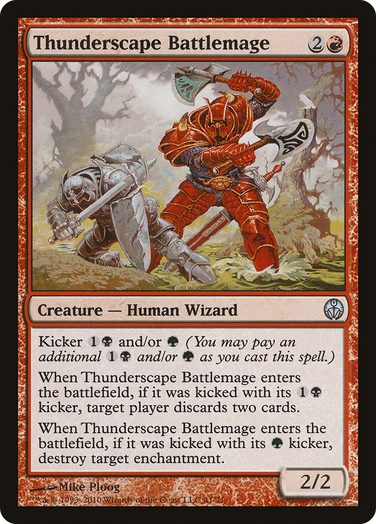 Thunderscape Battlemage (DDE-041) - Duel Decks: Phyrexia vs. the Coalition