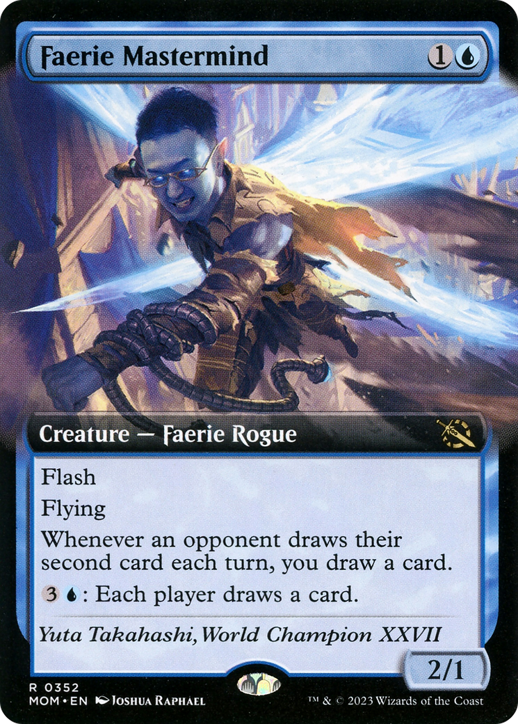 Faerie Mastermind (Extended Art) (MOM-352) - March of the Machine: (Extended Art) Foil