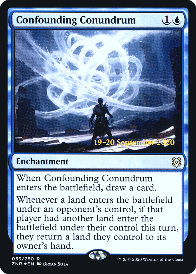 Confounding Conundrum (PRE-053) - Zendikar Rising Promos Foil