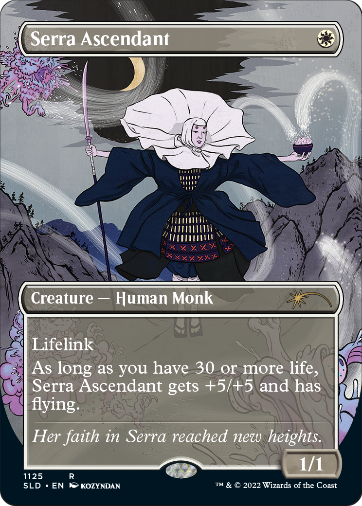 Serra Ascendant (SLD-1125) - Secret Lair Drop (Borderless)