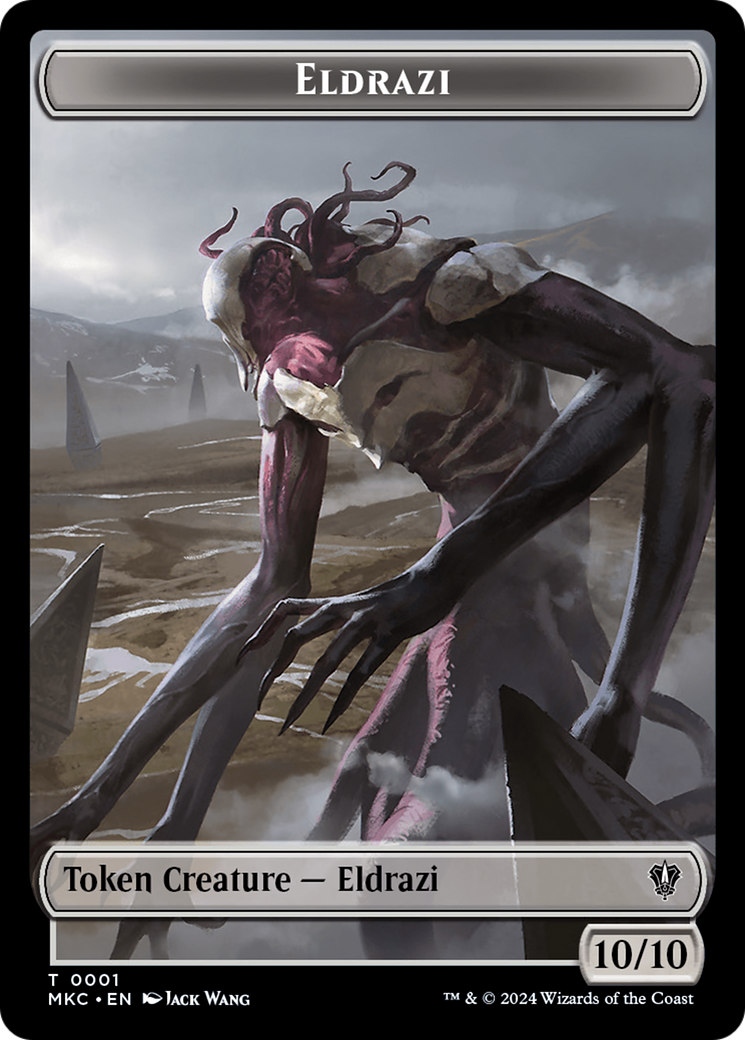 Eldrazi (TMKC-001) - Murders at Karlov Manor Commander Tokens Foil