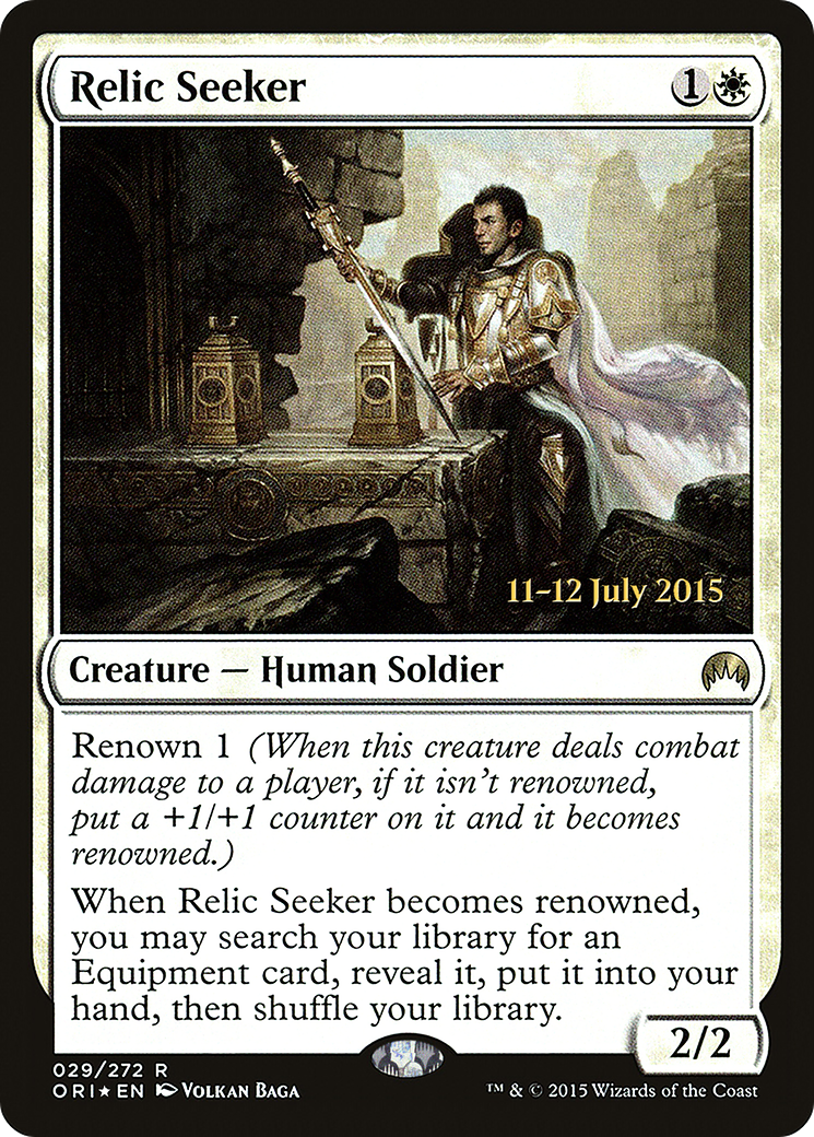 Relic Seeker (PRE-029) - Magic Origins Promos Foil