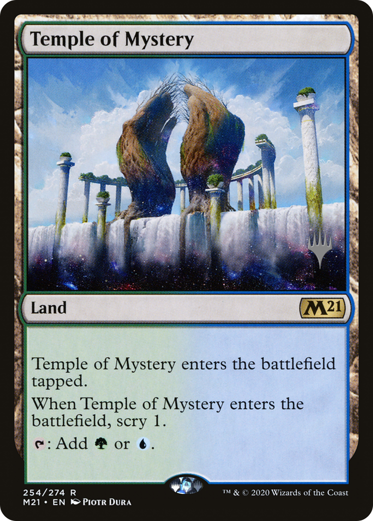 Temple of Mystery (PPM21-254P) - Core Set 2021 Promos Foil