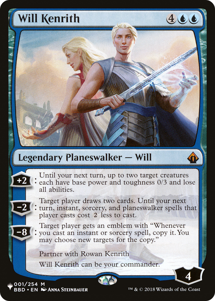 Will Kenrith (LIST-001/254) - The List