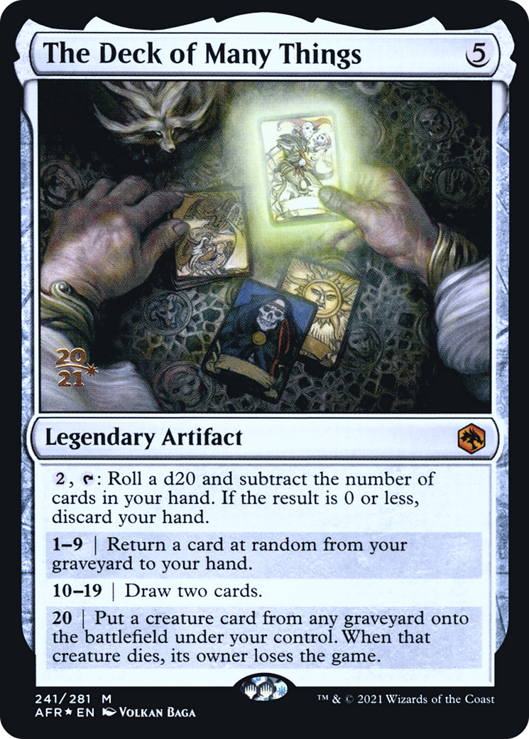 The Deck of Many Things (PRE-241) - Adventures in the Forgotten Realms Promos Foil