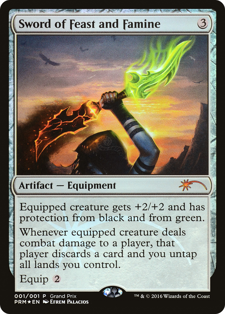 Sword of Feast and Famine (GPP-001) - Grand Prix Promos Foil