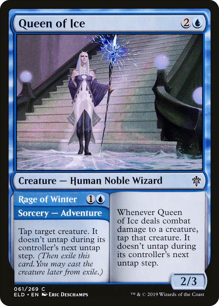 Queen of Ice (ELD-061) - Throne of Eldraine Foil