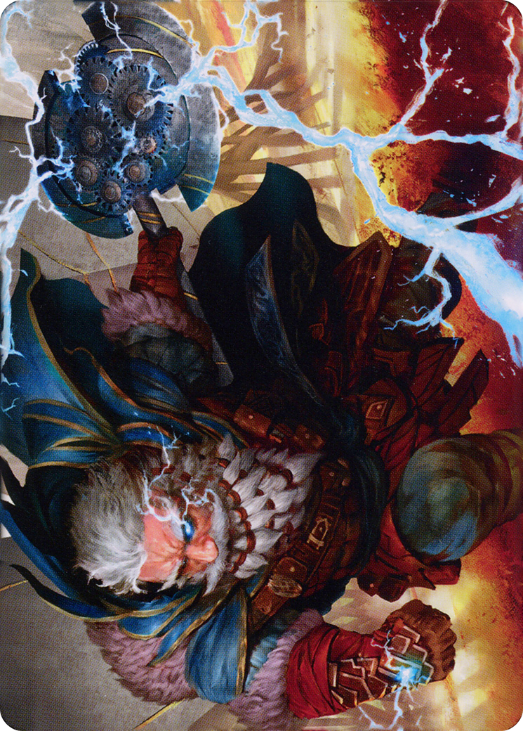 Electrostatic Infantry // Electrostatic Infantry (ADMU-030) - Dominaria United Art Series (Borderless) Foil