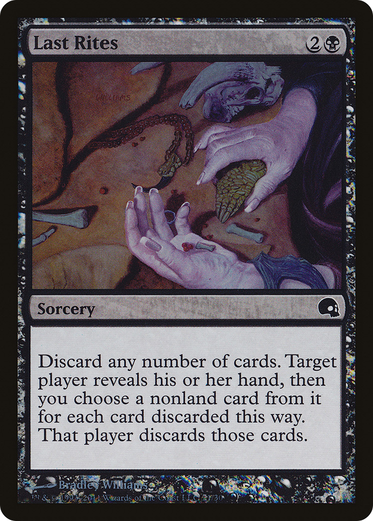 Last Rites (GRV-021) - Premium Deck Series: Graveborn Foil