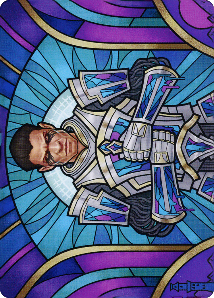Aron, Benalia's Ruin // Aron, Benalia's Ruin (ADMU-043) - Dominaria United Art Series (Borderless) Foil