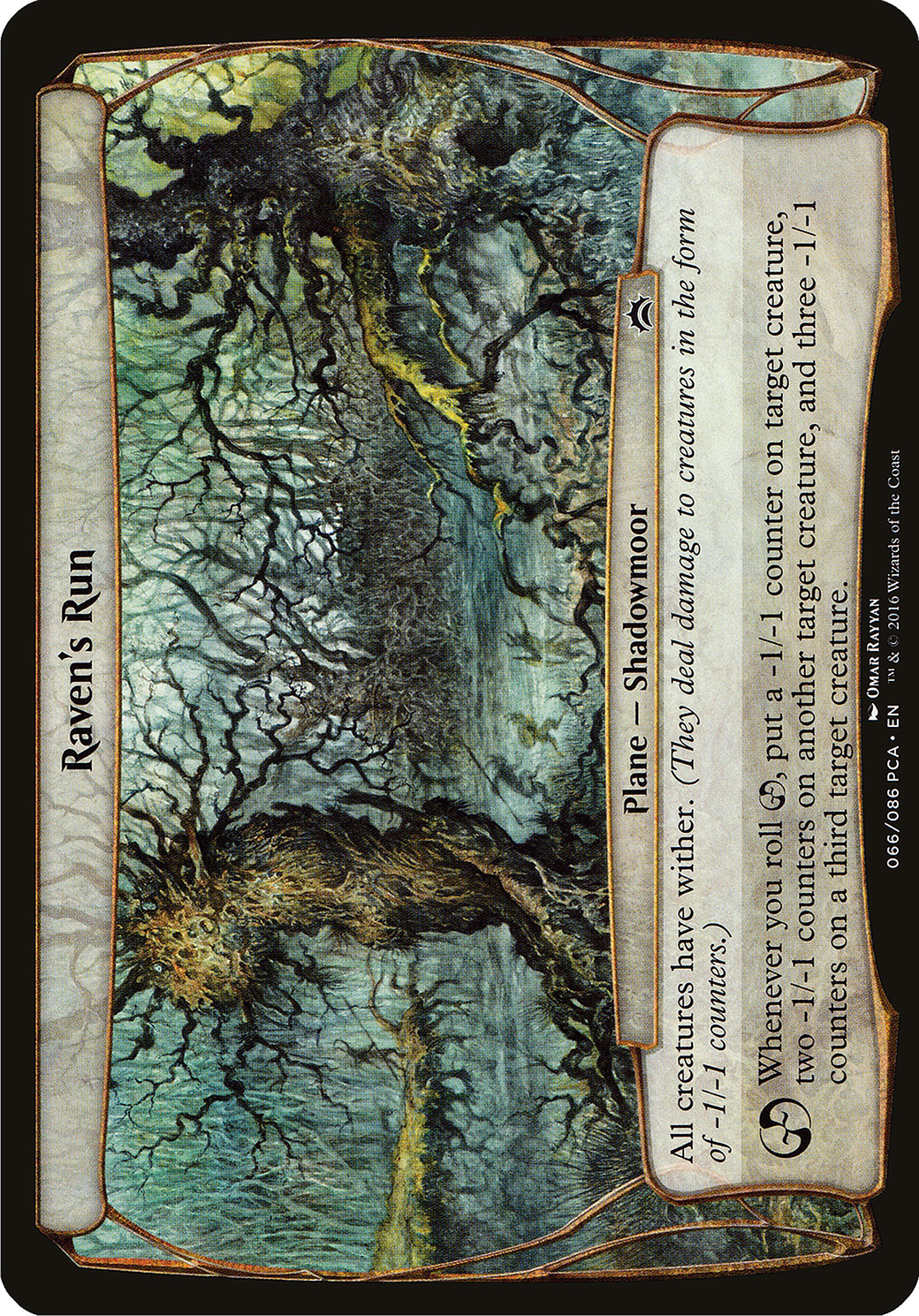 Raven's Run (Planechase Anthology) (OVER-) - Planechase Anthology Planes