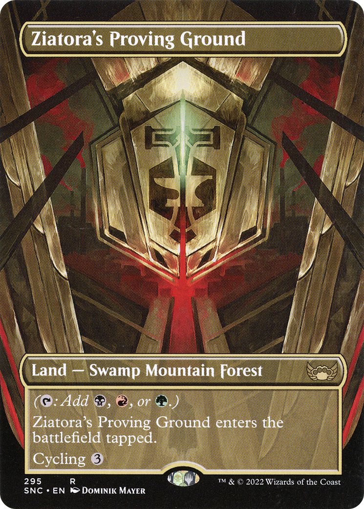 Ziatora's Proving Ground (Borderless) (SNC-295) - Streets of New Capenna (Borderless) Foil
