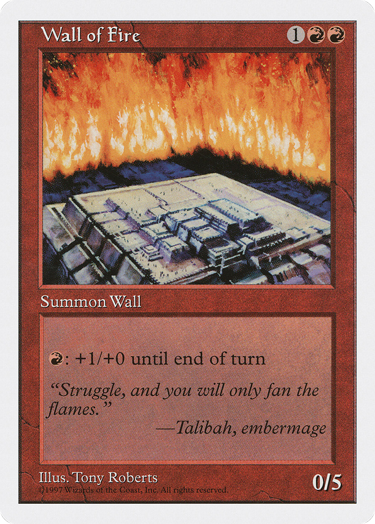 Wall of Fire (5ED-) - Fifth Edition