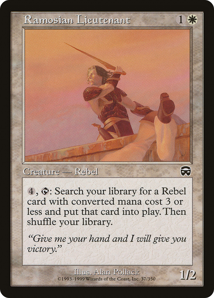 Ramosian Lieutenant (MMQ-037) - Mercadian Masques
