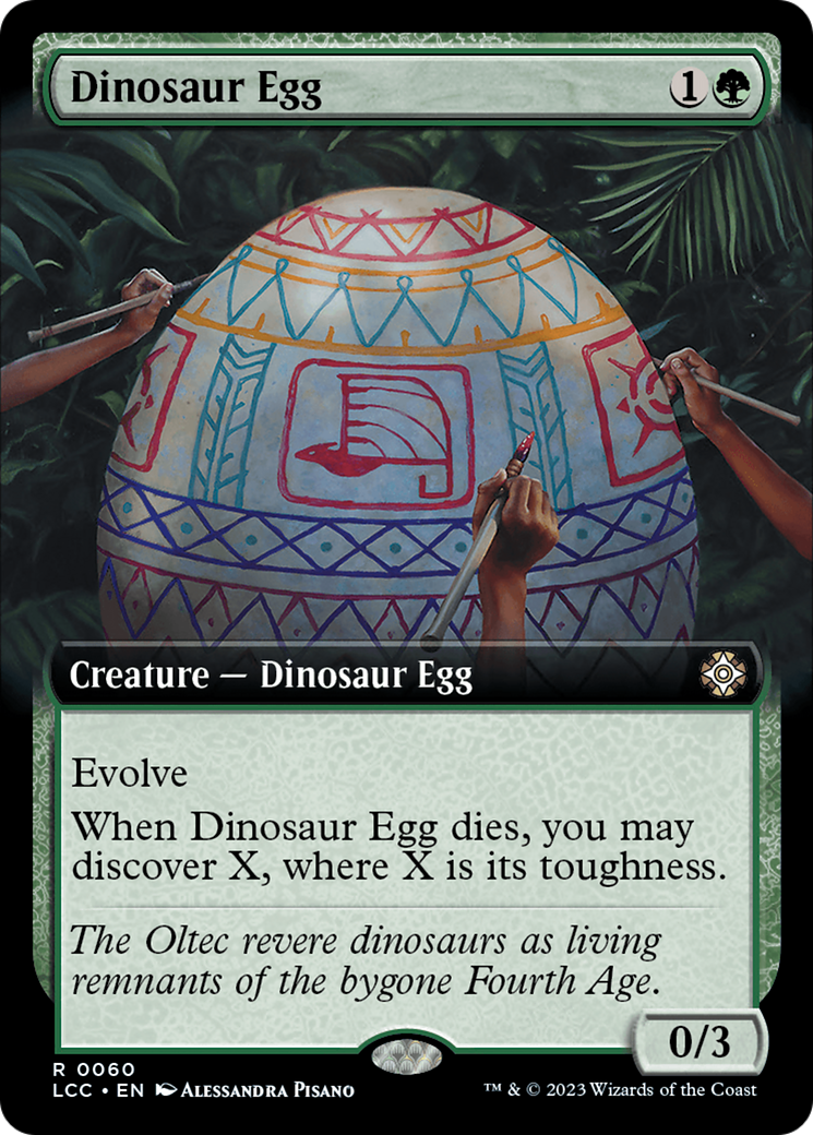 Dinosaur Egg (Extended Art) (LCC-060) - The Lost Caverns of Ixalan Commander: (Extended Art)