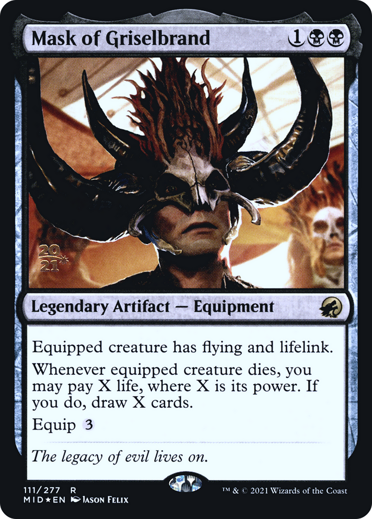 Mask of Griselbrand (PRE-111) - Innistrad: Midnight Hunt Promos Foil