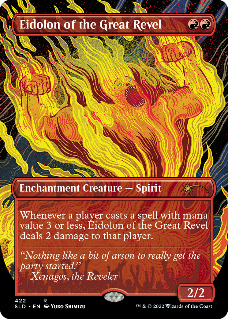 Eidolon of the Great Revel (Borderless) (SLD-422) - Secret Lair Drop (Borderless)