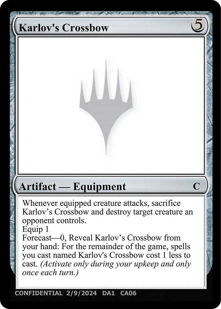 Karlov's Crossbow (UNK-CA06A) - Unknown Event