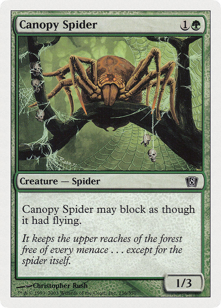 Canopy Spider (8ED-236) - 8th Edition