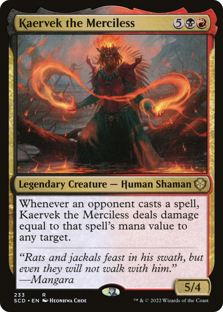 Kaervek the Merciless (SCD-233) - Starter Commander Decks