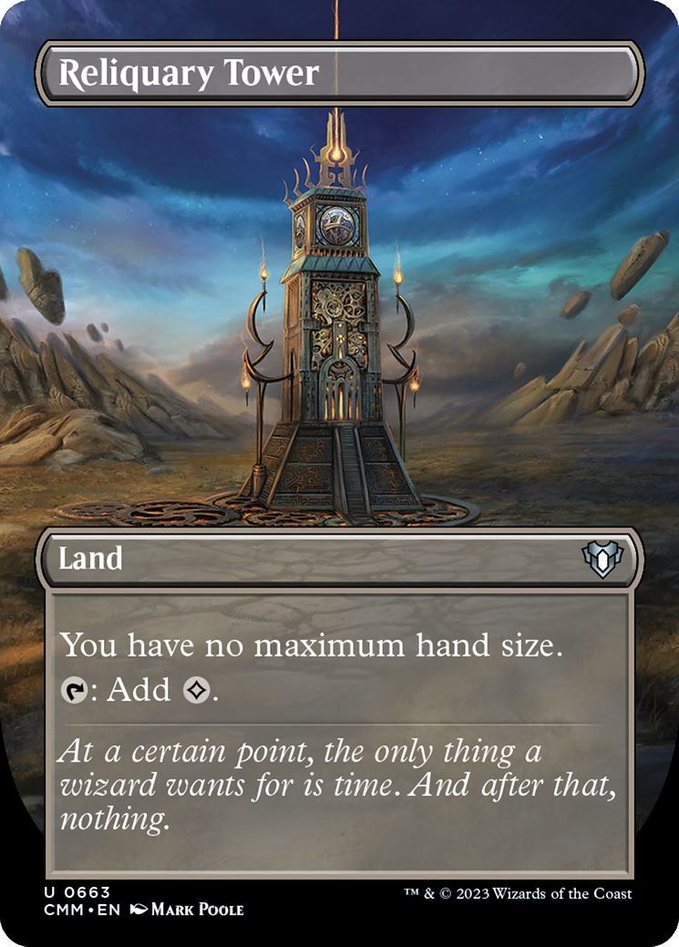 Reliquary Tower (Borderless) (CMM-663) - Commander Masters (Borderless)