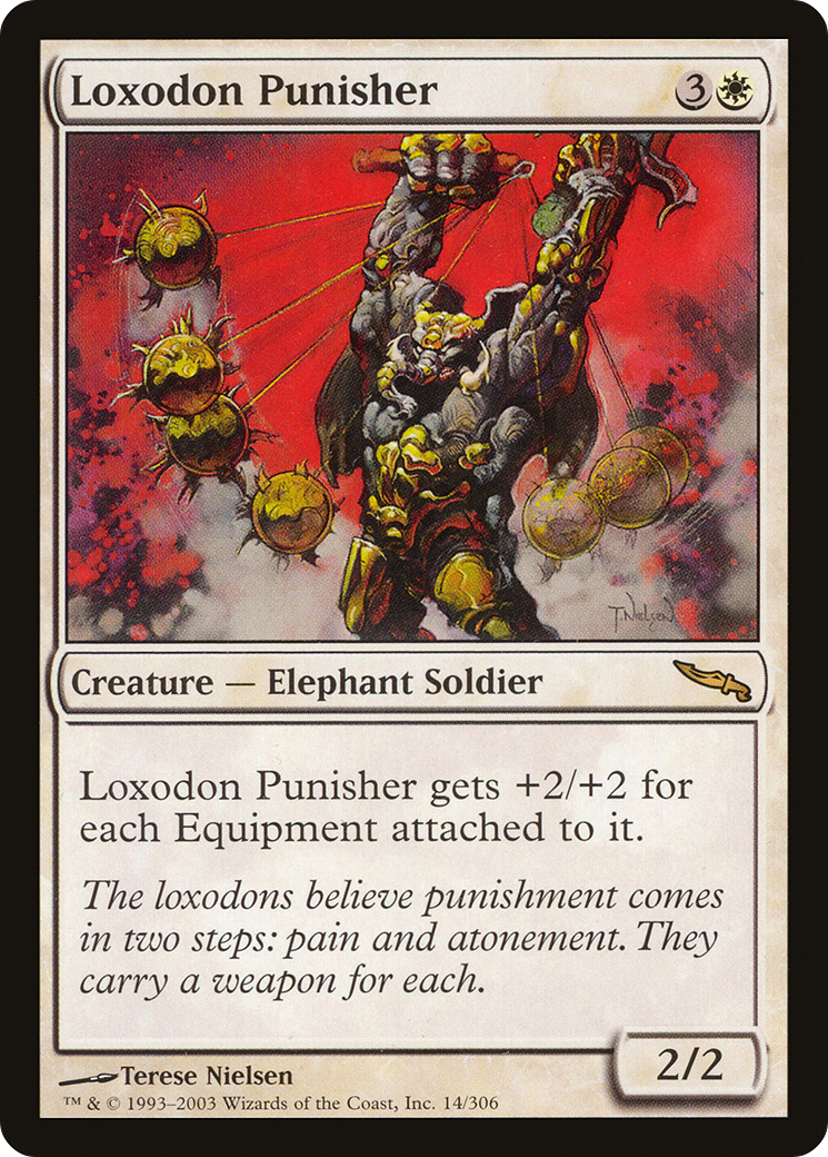 Loxodon Punisher (MRD-014) - Mirrodin