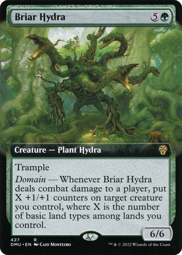 Briar Hydra (Extended Art) (DMU-427) - Dominaria United: (Extended Art) Foil