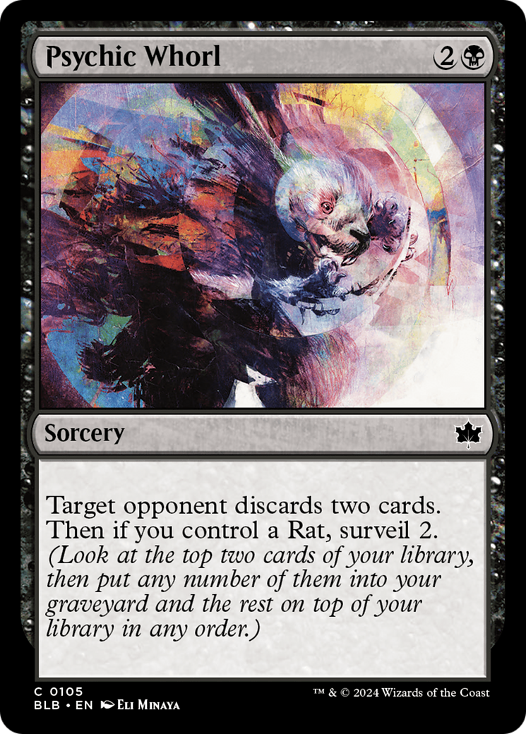 Psychic Whorl (BLB-105) - Bloomburrow