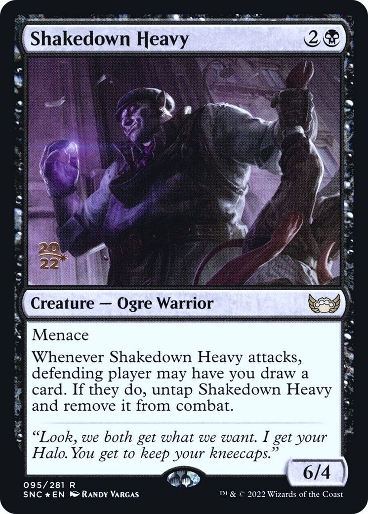 Shakedown Heavy (PRE-095) - Streets of New Capenna Promos Foil