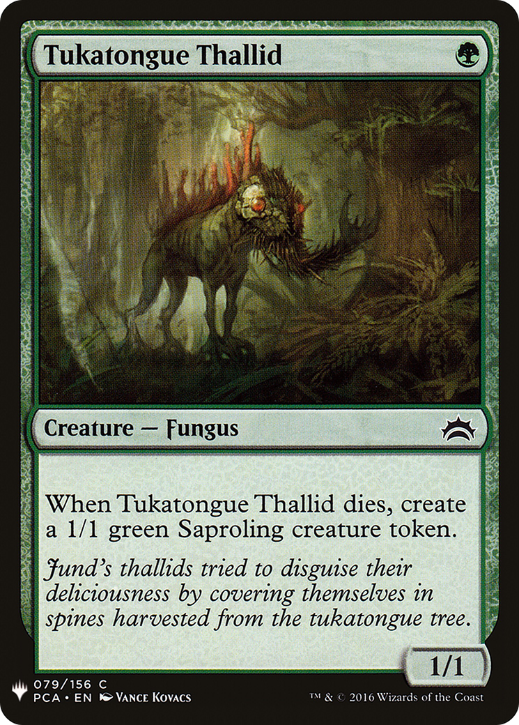 Tukatongue Thallid (LIST-PCA-79) - The List