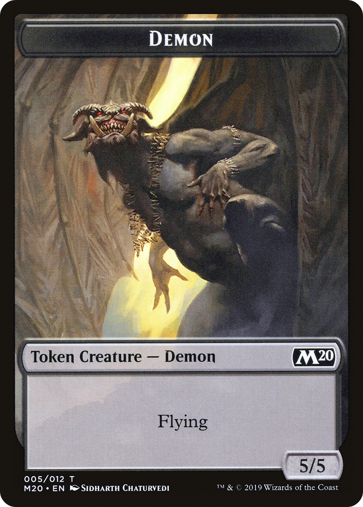 Demon Token (M20-005) - Core Set 2020 Tokens
