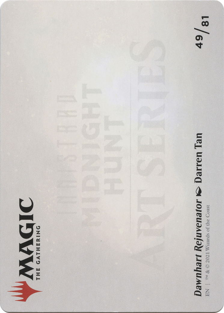 Dawnhart Rejuvenator // Dawnhart Rejuvenator (AMID-049) - Midnight Hunt Art Series (Borderless) Foil