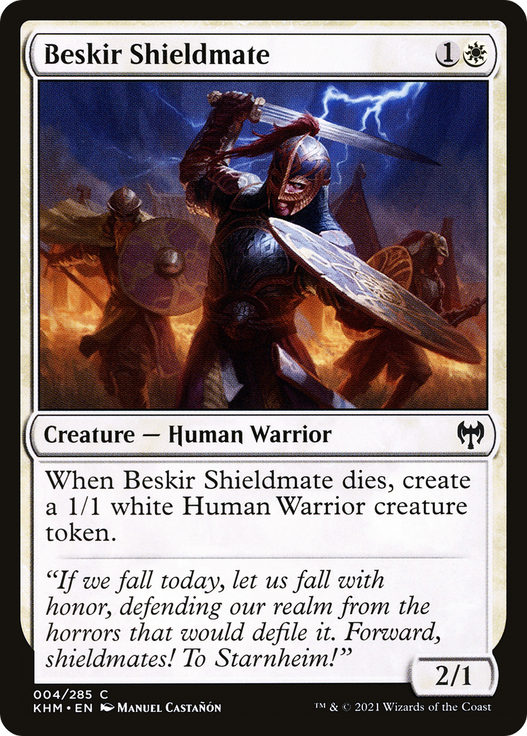 Beskir Shieldmate (KHM-004) - Kaldheim