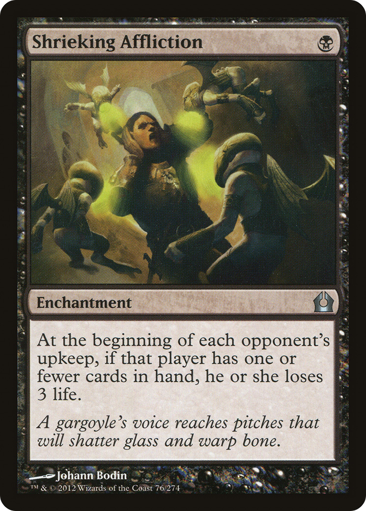 Shrieking Affliction (RTR-076) - Return to Ravnica Foil
