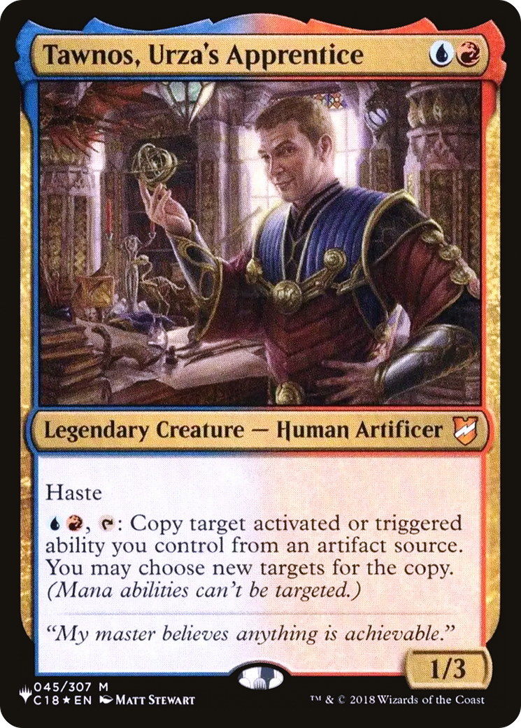 Tawnos, Urza's Apprentice (LIST-045/307) - The List
