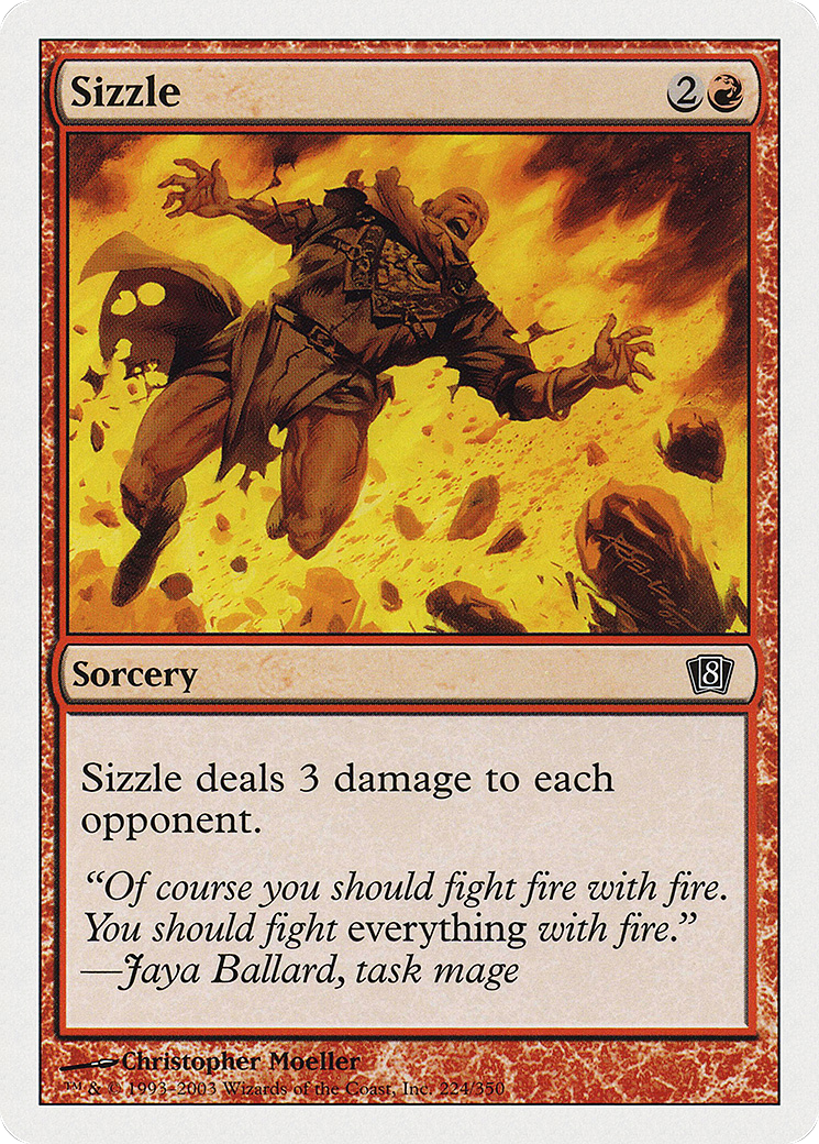 Sizzle (8ED-224) - 8th Edition Foil