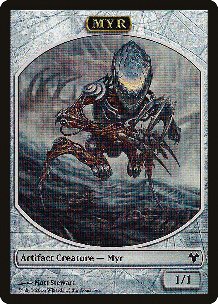 Myr // Spirit Double-Sided Token (MD1-3 // 2) - Modern Event Deck 2014 Tokens