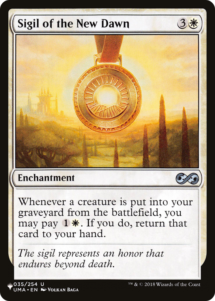 Sigil of the New Dawn (LIST-UMA-35) - The List