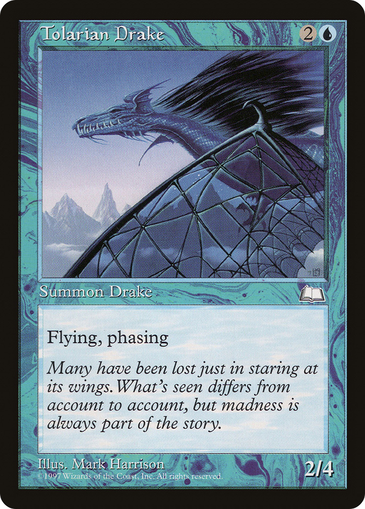 Tolarian Drake (WTH-) - Weatherlight