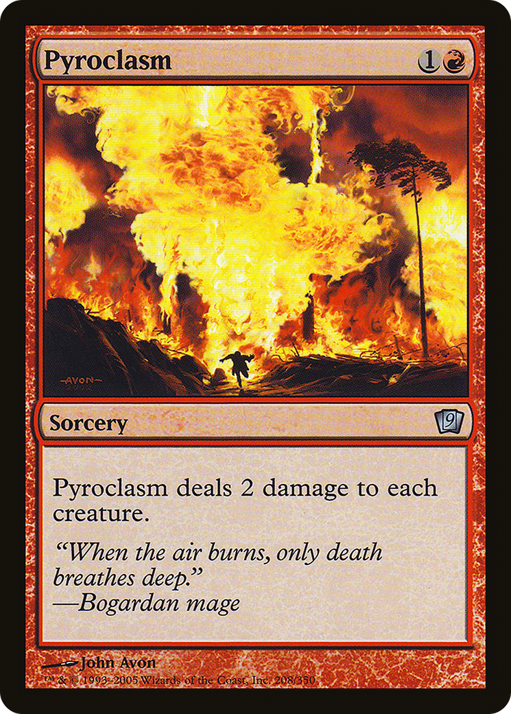 Pyroclasm (9ED-) - 9th Edition Foil