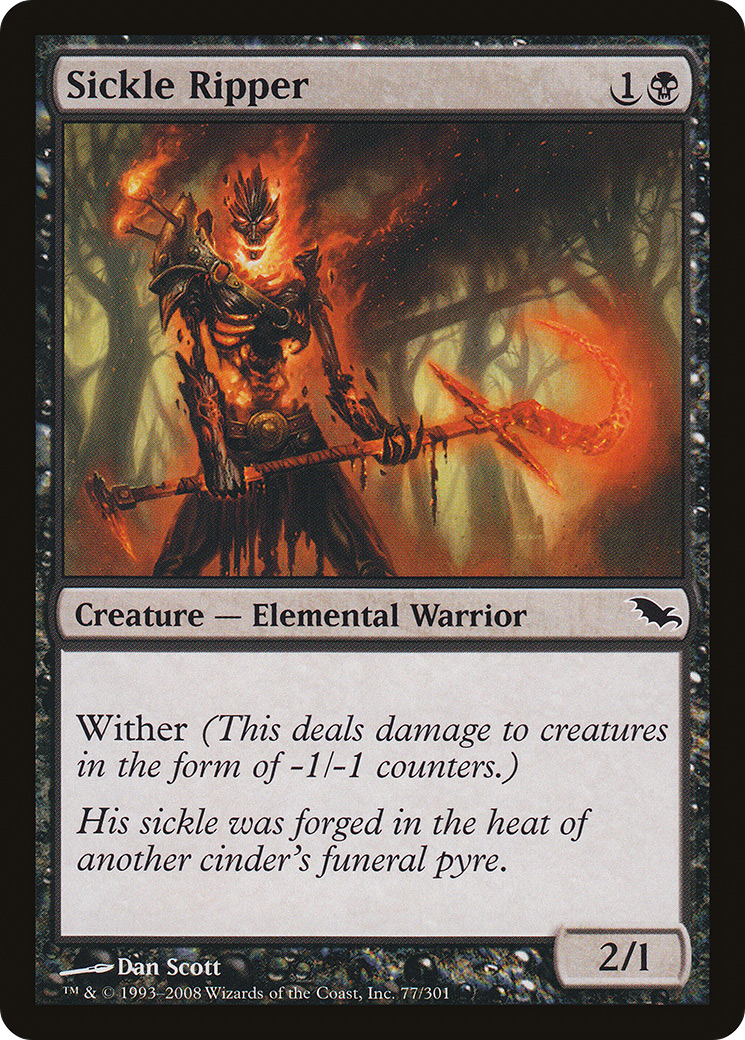 Sickle Ripper (SHM-077) - Shadowmoor Foil
