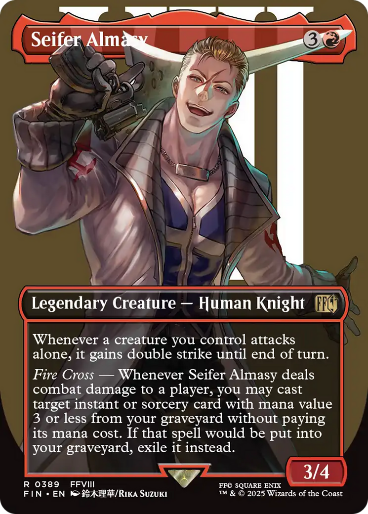 Seifer Almasy (Borderless) (FIN-389) - FINAL FANTASY (Borderless) Foil