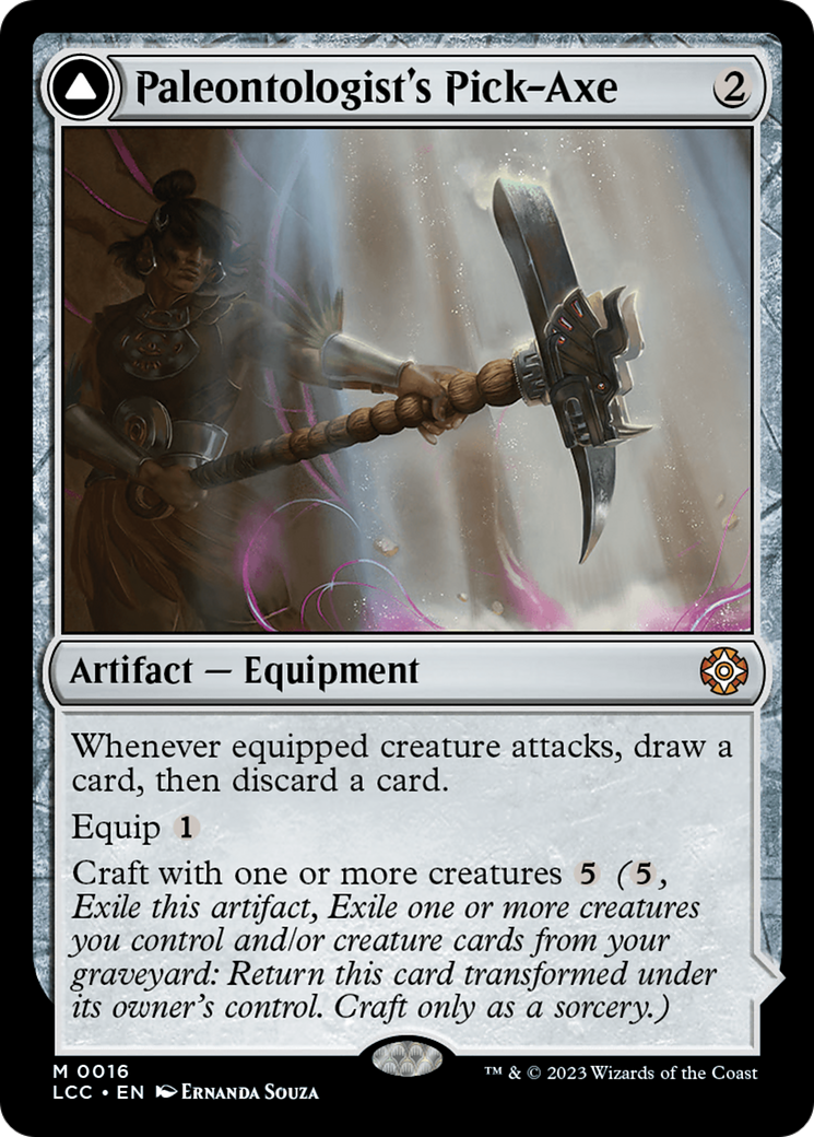 Paleontologist's Pick-Axe (LCC-016) - The Lost Caverns of Ixalan Commander