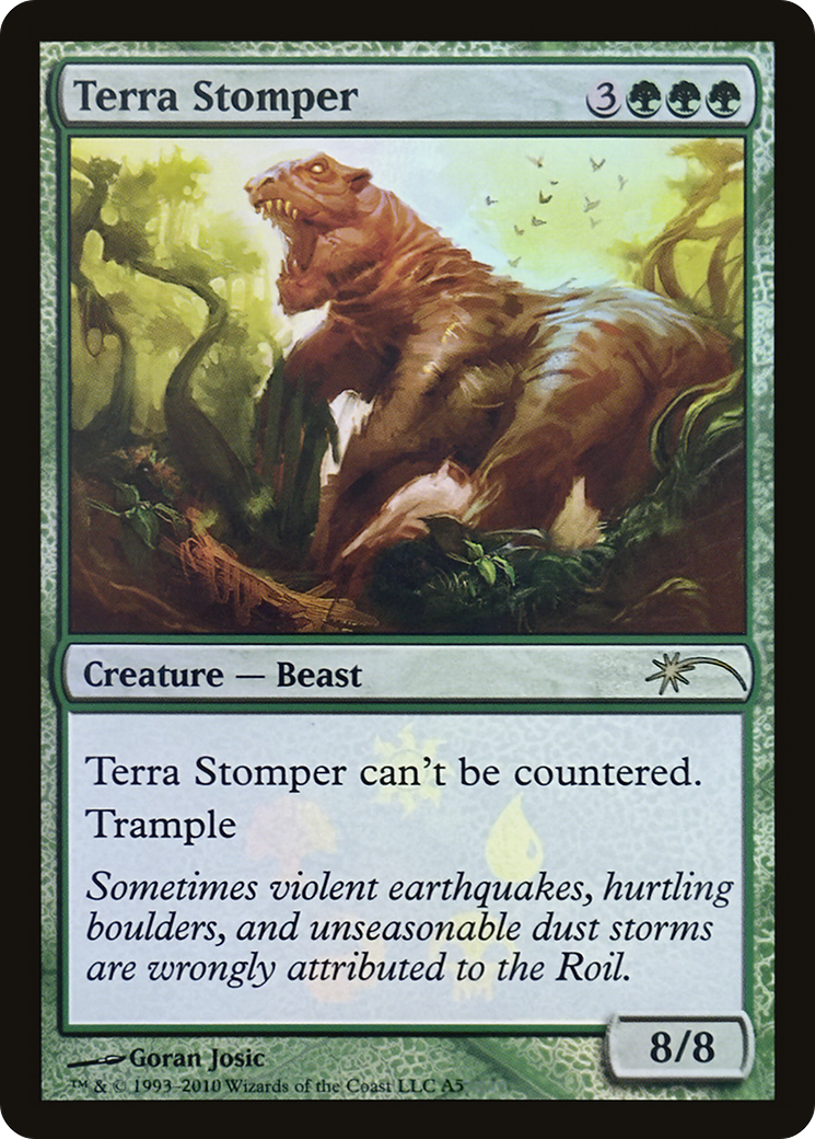 Terra Stomper (MEDIA-0A5) - Zendikar Promos Foil