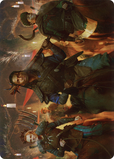 Candlelit Cavalry // Candlelit Cavalry (AMID-048) - Midnight Hunt Art Series (Borderless) Foil