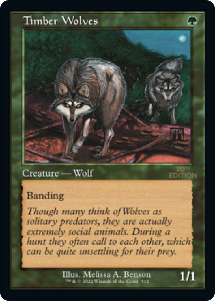 Timber Wolves (Retro Frame) (30A-512) - 30th Anniversary Edition