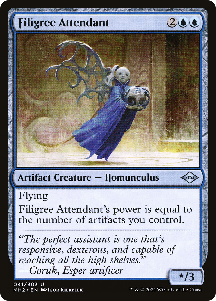 Filigree Attendant (MH2-041) - Modern Horizons 2 Foil