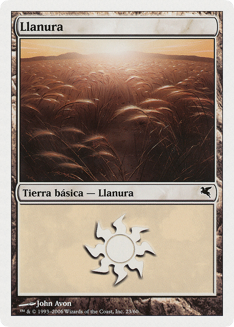 Plains (Spanish) - "Llanura" (G23) (PSAL-G23) - Salvat 2005